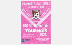 Tournoi 100% Féminin du 7 Juin 2025