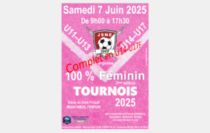 Tournoi 100% Féminin du 7 Juin 2025